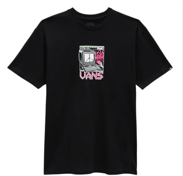 Vans Throwback Peace Machine Mens T-Shirt - Black