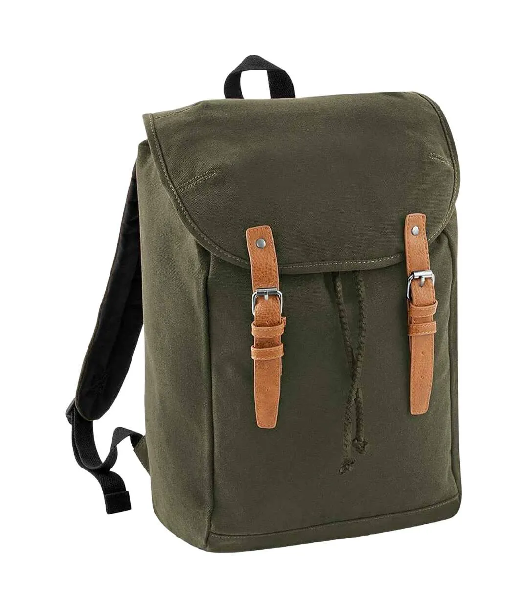 Vintage backpack one size military green Quadra