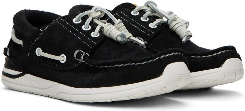 Visvim Black Hockney Folk Sneakers