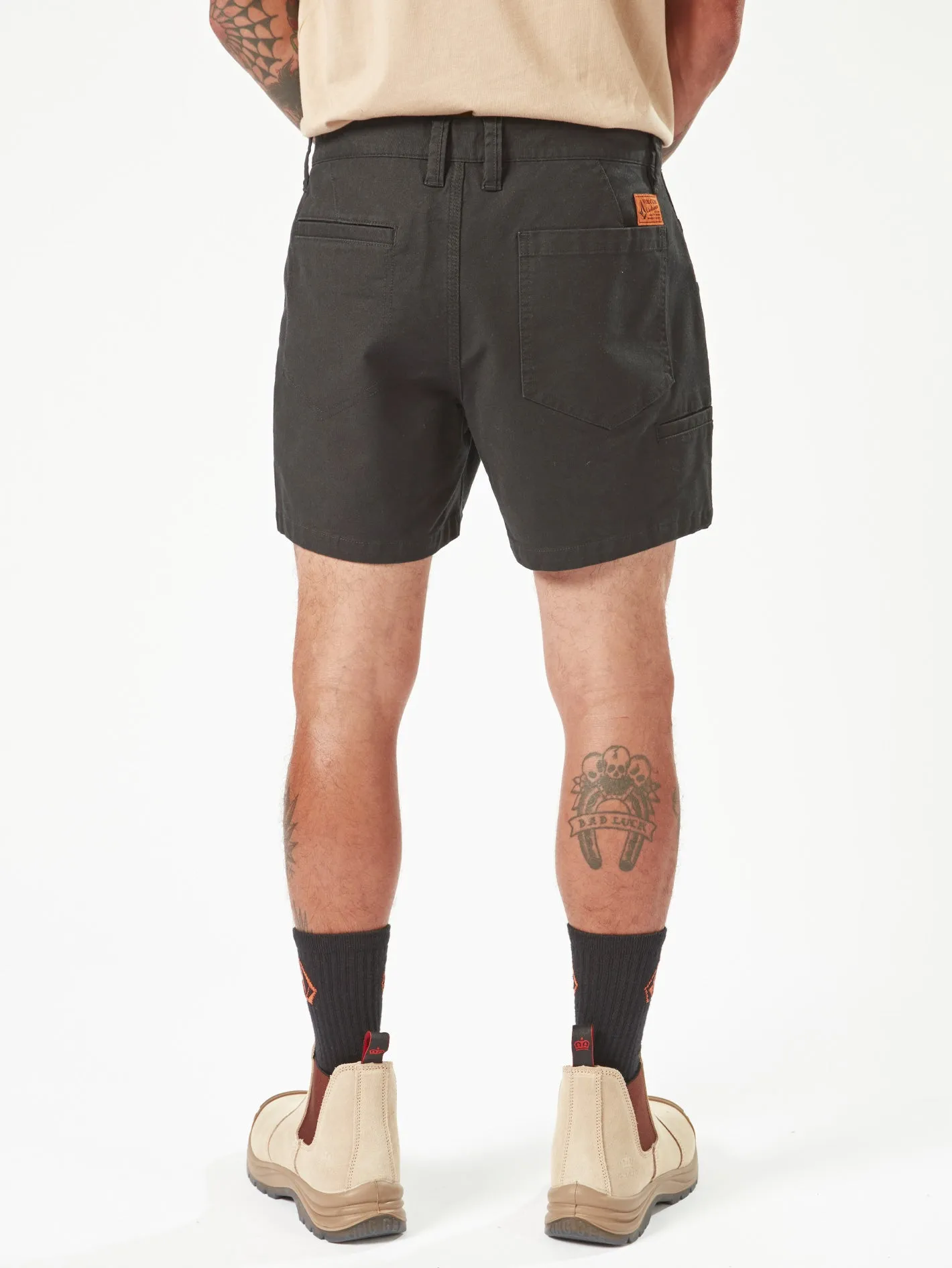 Volcom Workwear Bevel Work Shorts - Black