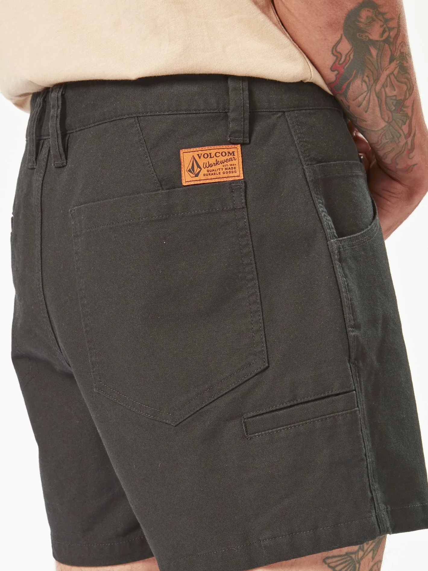 Volcom Workwear Bevel Work Shorts - Black