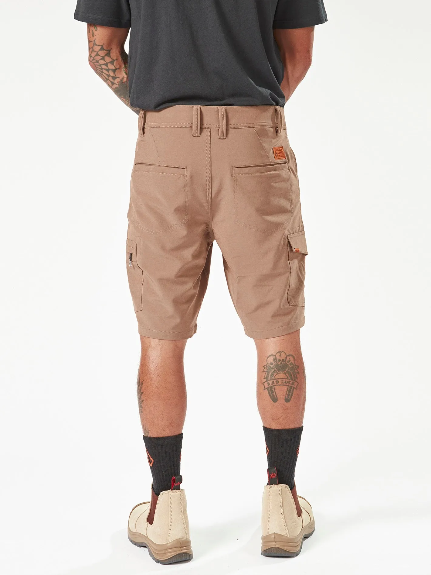 Volcom Workwear Slab Hybrid Shorts - Brindle