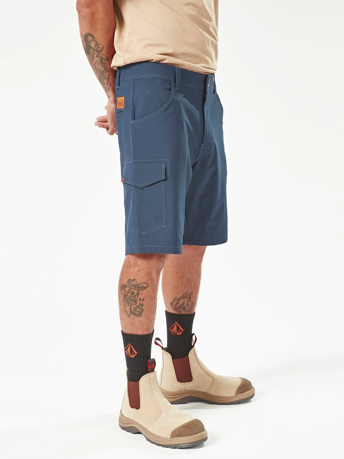 Volcom Workwear Slab Hybrid Shorts - Navy