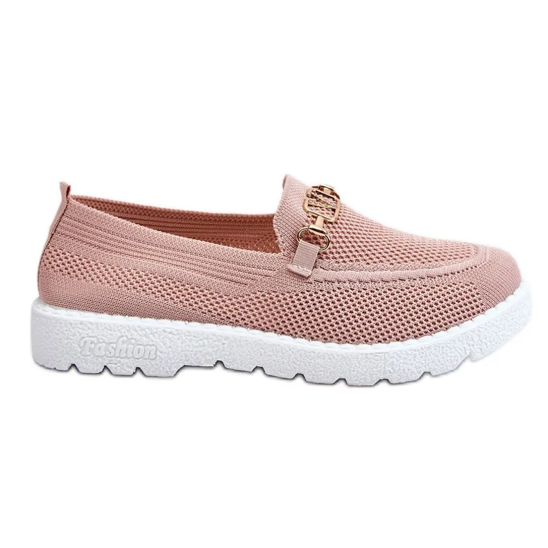 Women's Slip-On Embellished Sneakers Pink Alena