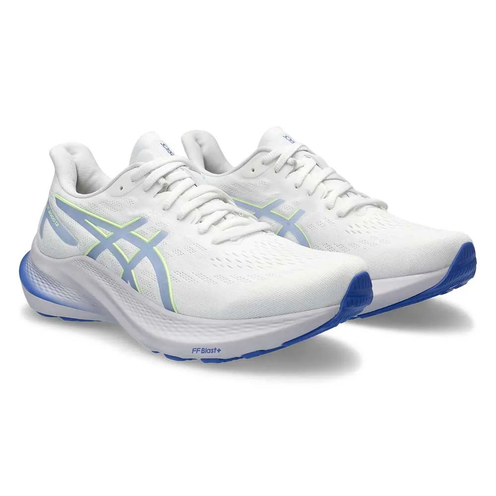 Women's GT-2000 12 Running Shoe  - White/Sapphire - Wide (D)