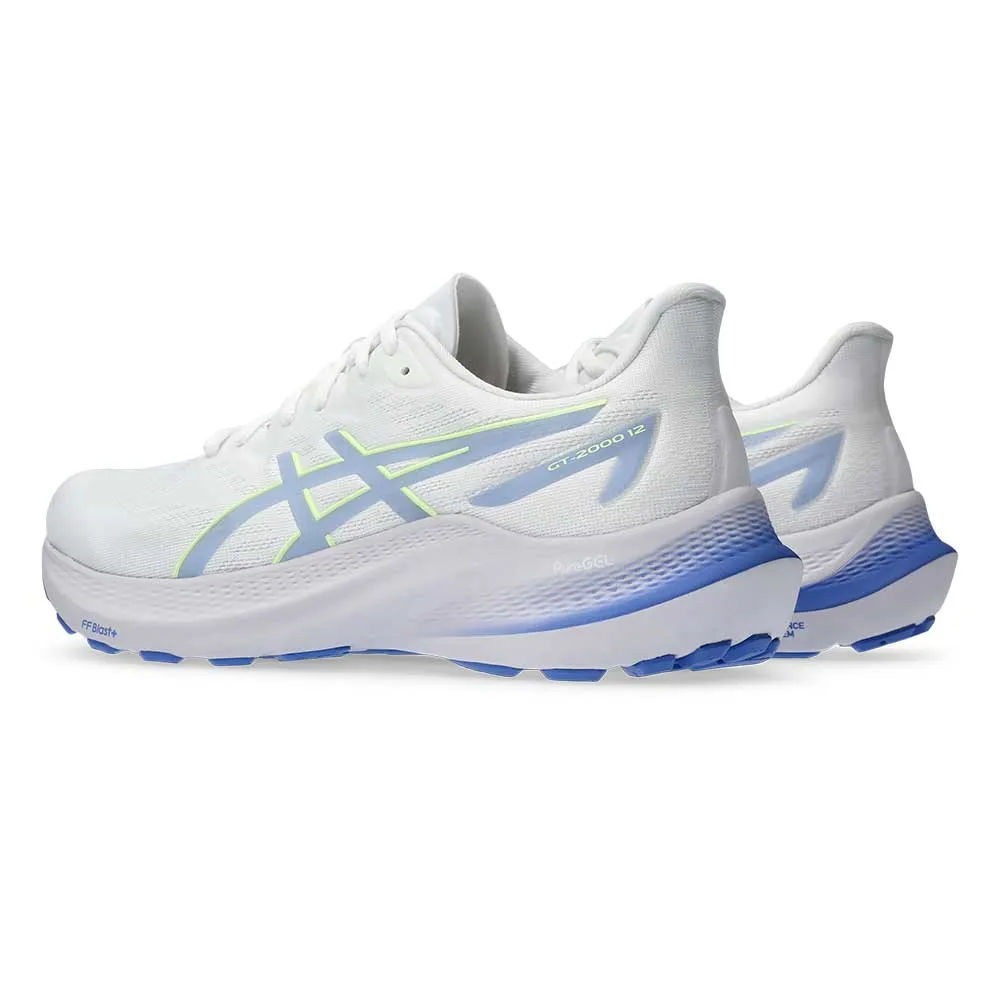 Women's GT-2000 12 Running Shoe  - White/Sapphire - Wide (D)