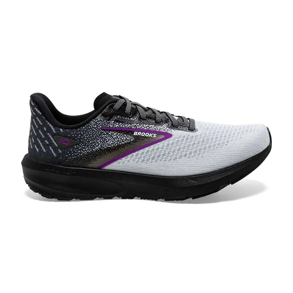 Women's Launch 10 Running Shoe - Black/White/Violet - Regular (B)