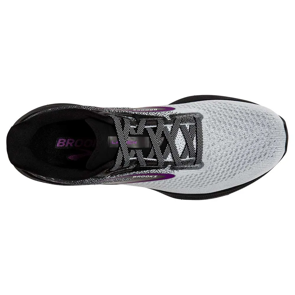 Women's Launch 10 Running Shoe - Black/White/Violet - Regular (B)