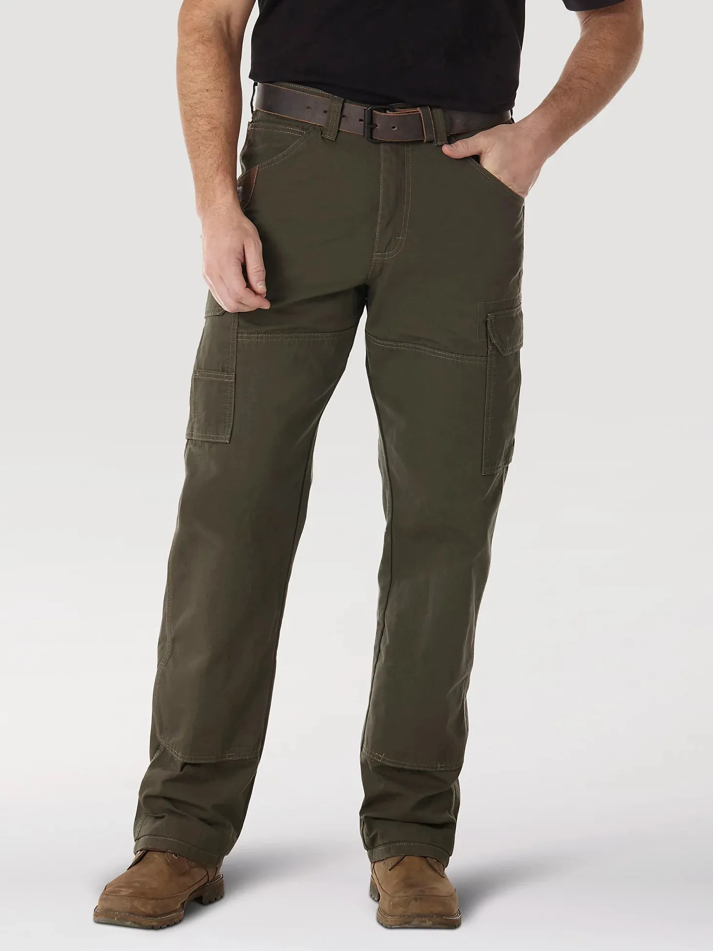 WRANGLER RIGGS WORKWEAR RIPSTOP RANGER CARGO PANT IN LODEN SIZE 40X30