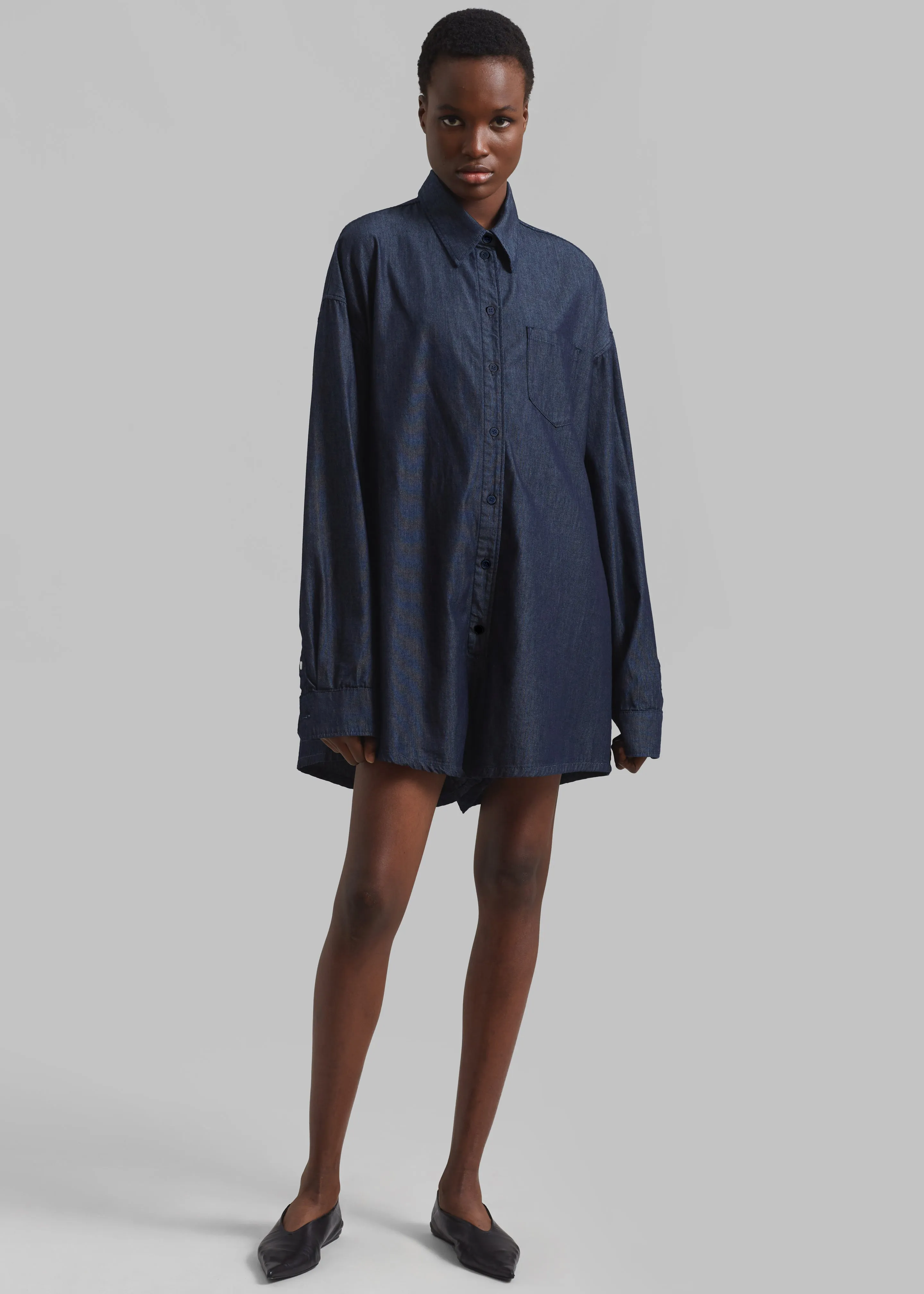 Wren Denim Romper - Raw Wash