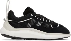 Y-3 Black & White Shiku Run Sneakers