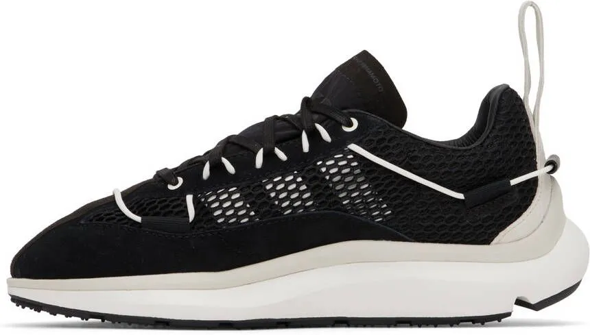 Y-3 Black & White Shiku Run Sneakers