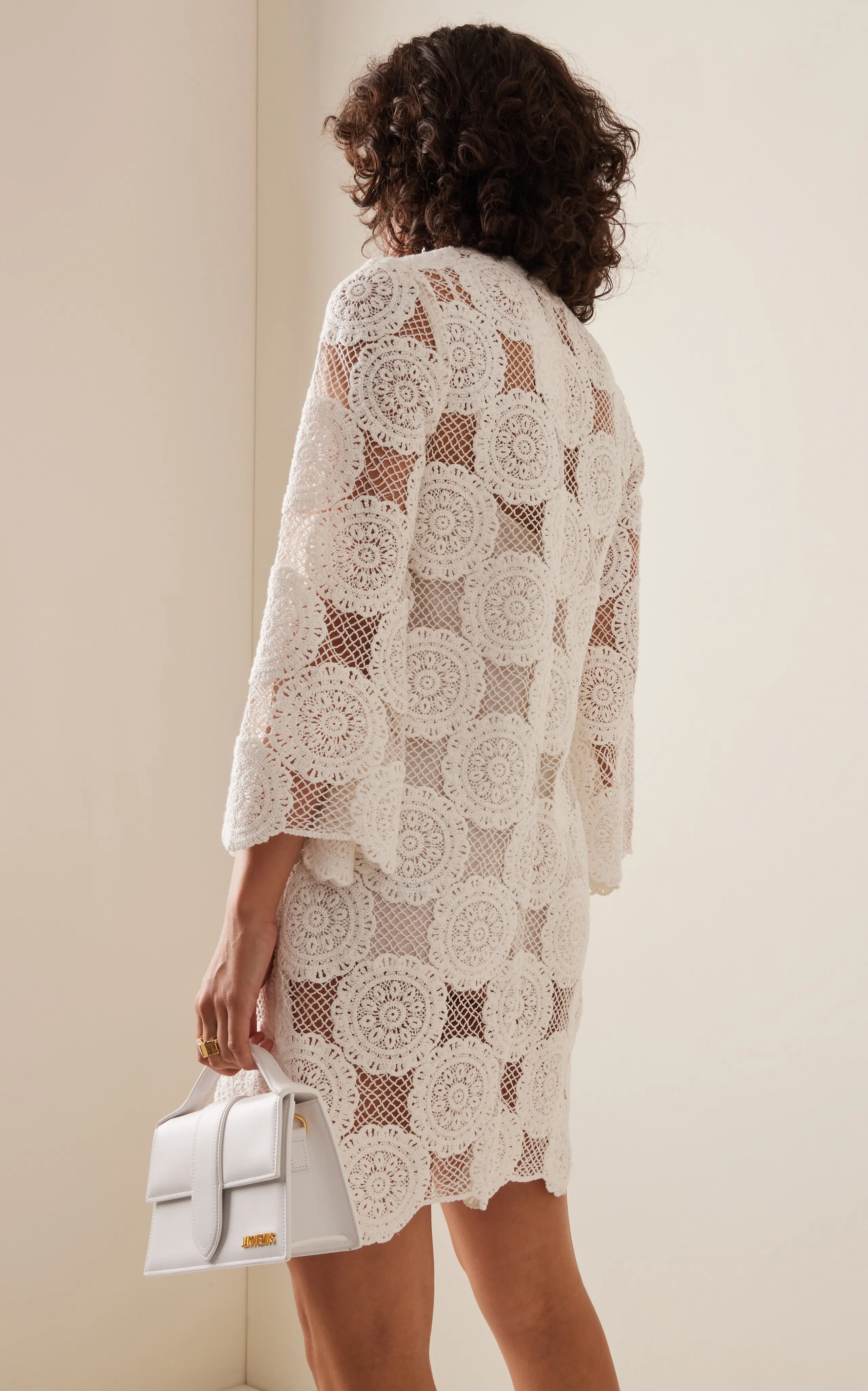 Zimmermann Junie Lace Cotton Tunic Dress